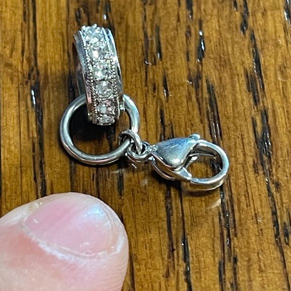 Origami Owl Custom Crystal Clasp Silver - Picture 3 of 5